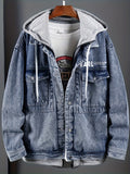 SAERN & EARL Oversized Hooded Denim Jacket