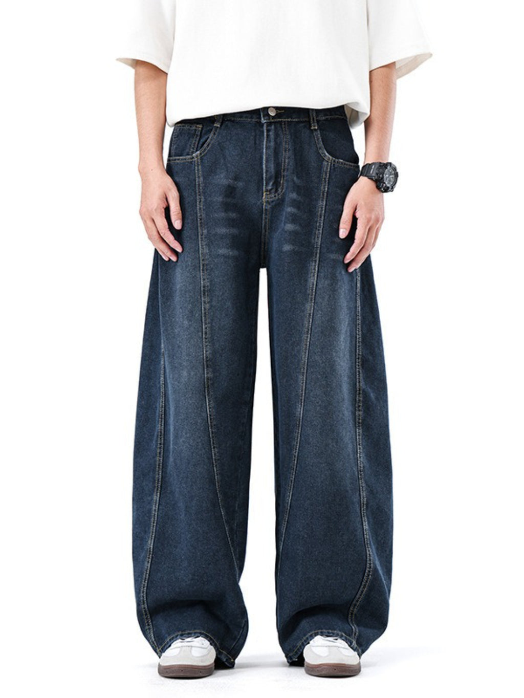 Victory Signature Ultra Baggy Dark-Wash Jeans