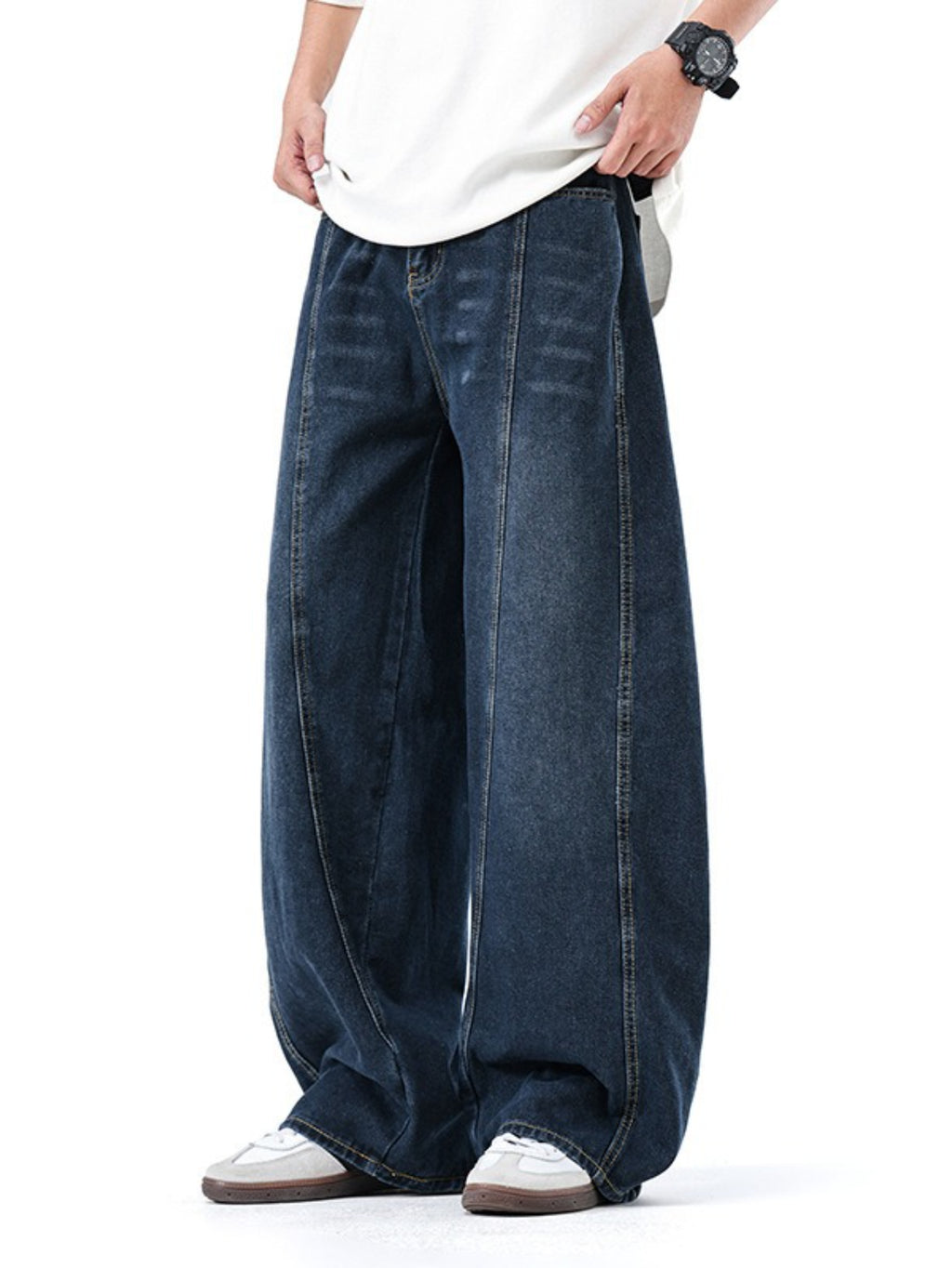 Victory Signature Ultra Baggy Dark-Wash Jeans