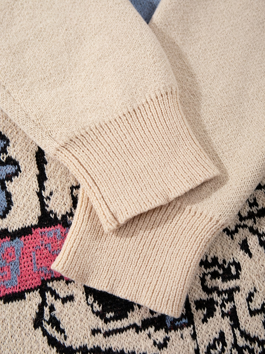 ADOPTION MOB Dinosaur Oversized Knit Sweater