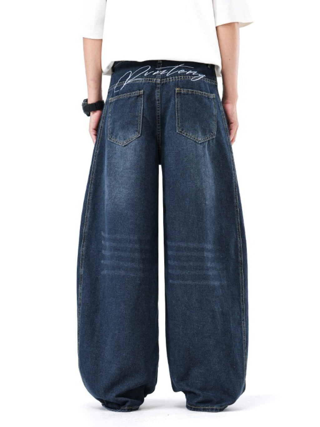 Victory Signature Ultra Baggy Dark-Wash Jeans