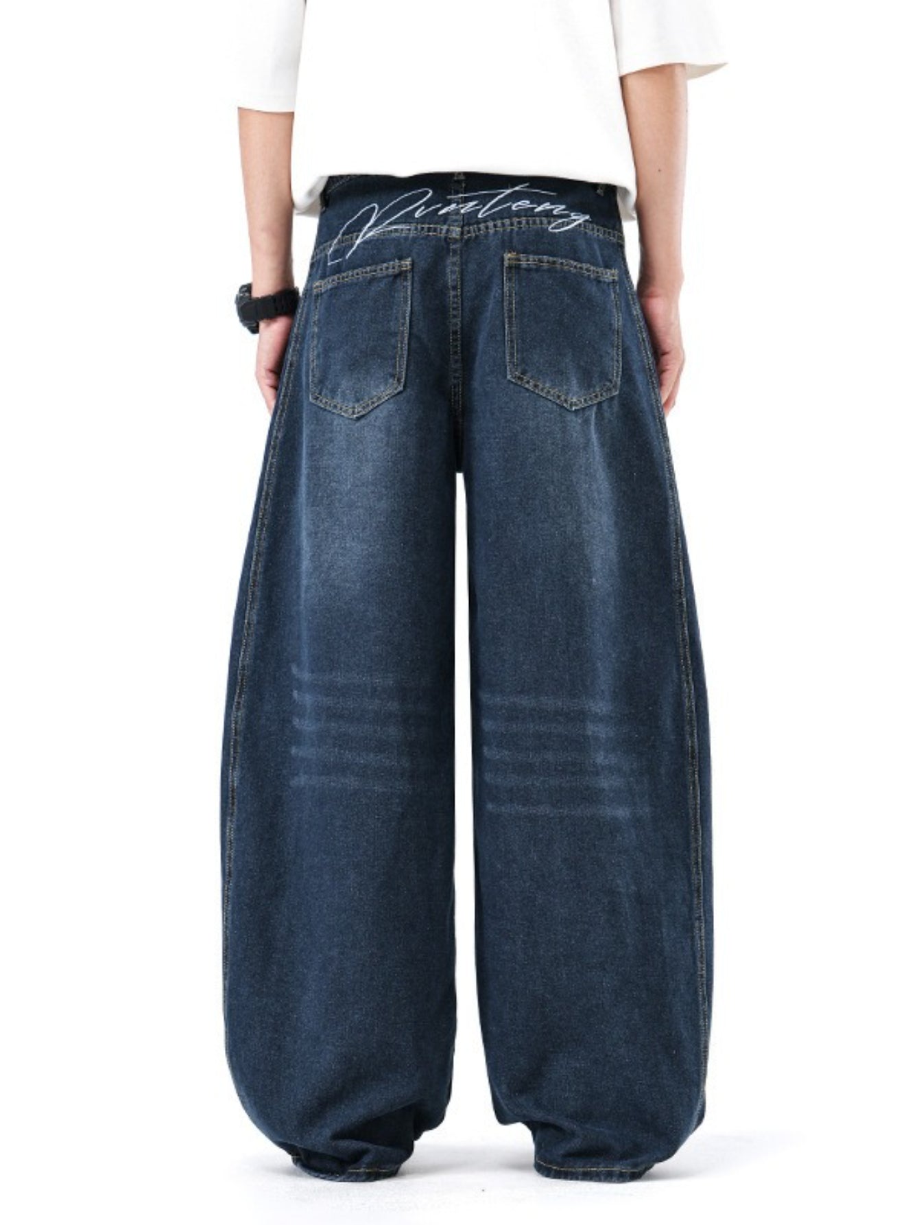 Victory Signature Ultra Baggy Dark-Wash Jeans
