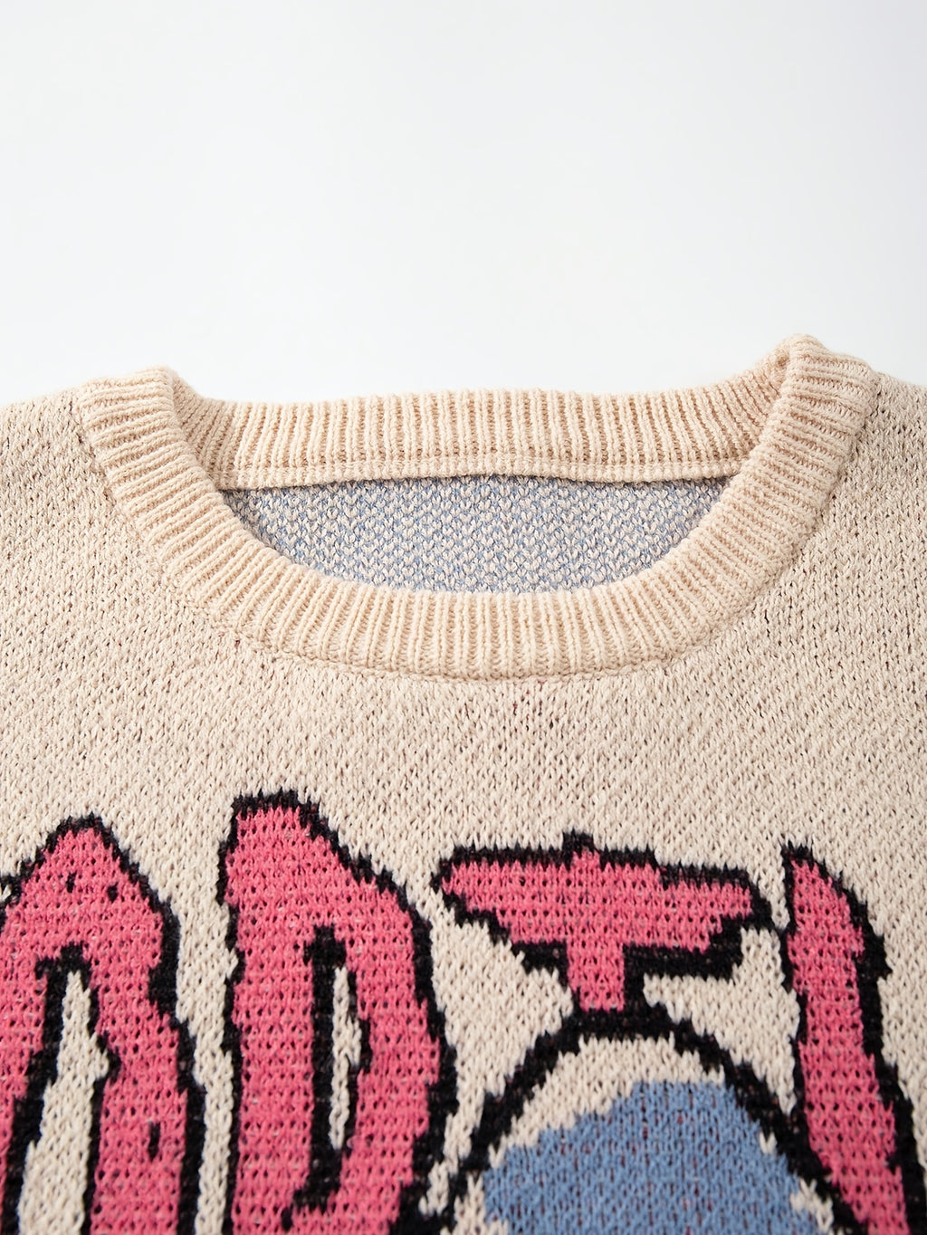 ADOPTION MOB Dinosaur Oversized Knit Sweater