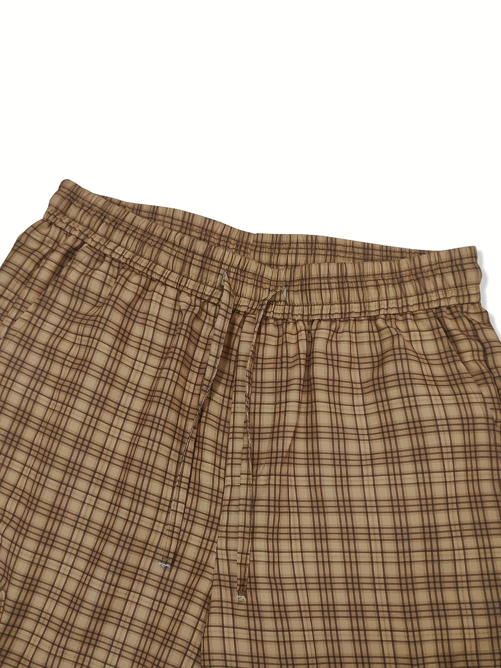 Adamance Retro Plaid Oversized Cargo Pants