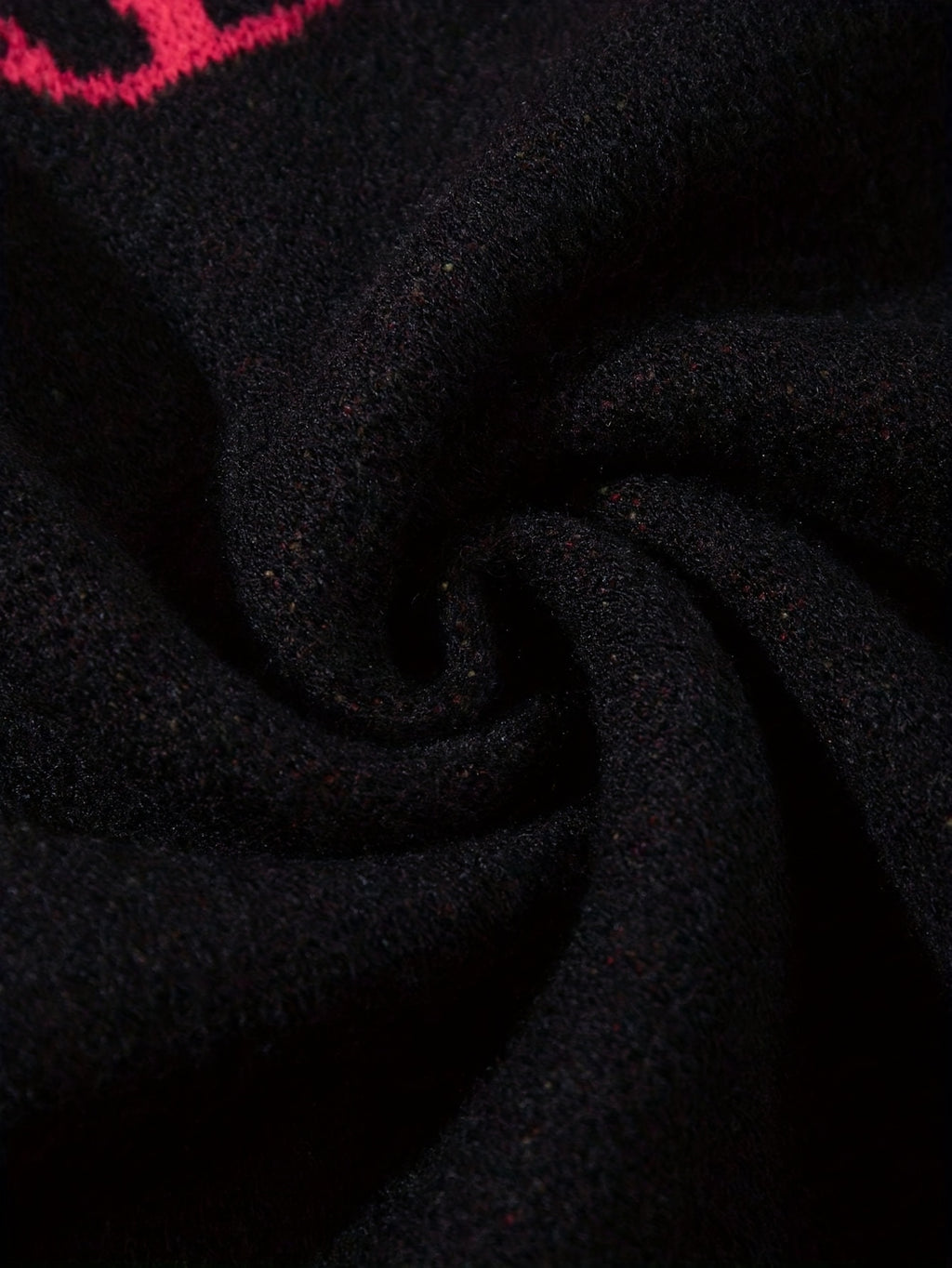 XPLOD Flame Jacquard Distressed Knit Sweater
